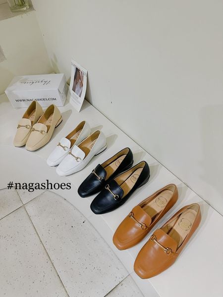  BÚP BÊ NAGASHOES PHỐI KHÓA XOẮN GÓT MẠ VÀNG 3P NAB60 