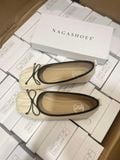  (FORM TO NÊN LÙI 1 SIZE) GIÀY BÚP BÊ NAGASHOES MŨI NHÚN ĐÍNH NƠ NAB85 