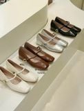 GIÀY BÚP BÊ NAGASHOES MŨI VUÔNG PHỐI KHÓA 3P NAB86 
