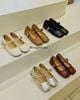GIÀY BÚP BÊ NAGASHOES ĐẾ BỆT QUAI NGANG KHÓA VUÔNG NAB88