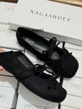  GIÀY BÚP BÊ NAGASHOES DA LỘN QUAI NGANG THẮT NƠ NAB93 