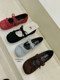  GIÀY BÚP BÊ NAGASHOES DA LỘN QUAI NGANG THẮT NƠ NAB93 