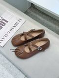  GIÀY BÚP BÊ NAGASHOES MŨI GẤP NẾP QUAI CHÉO KHÓA BẠC NAB99 