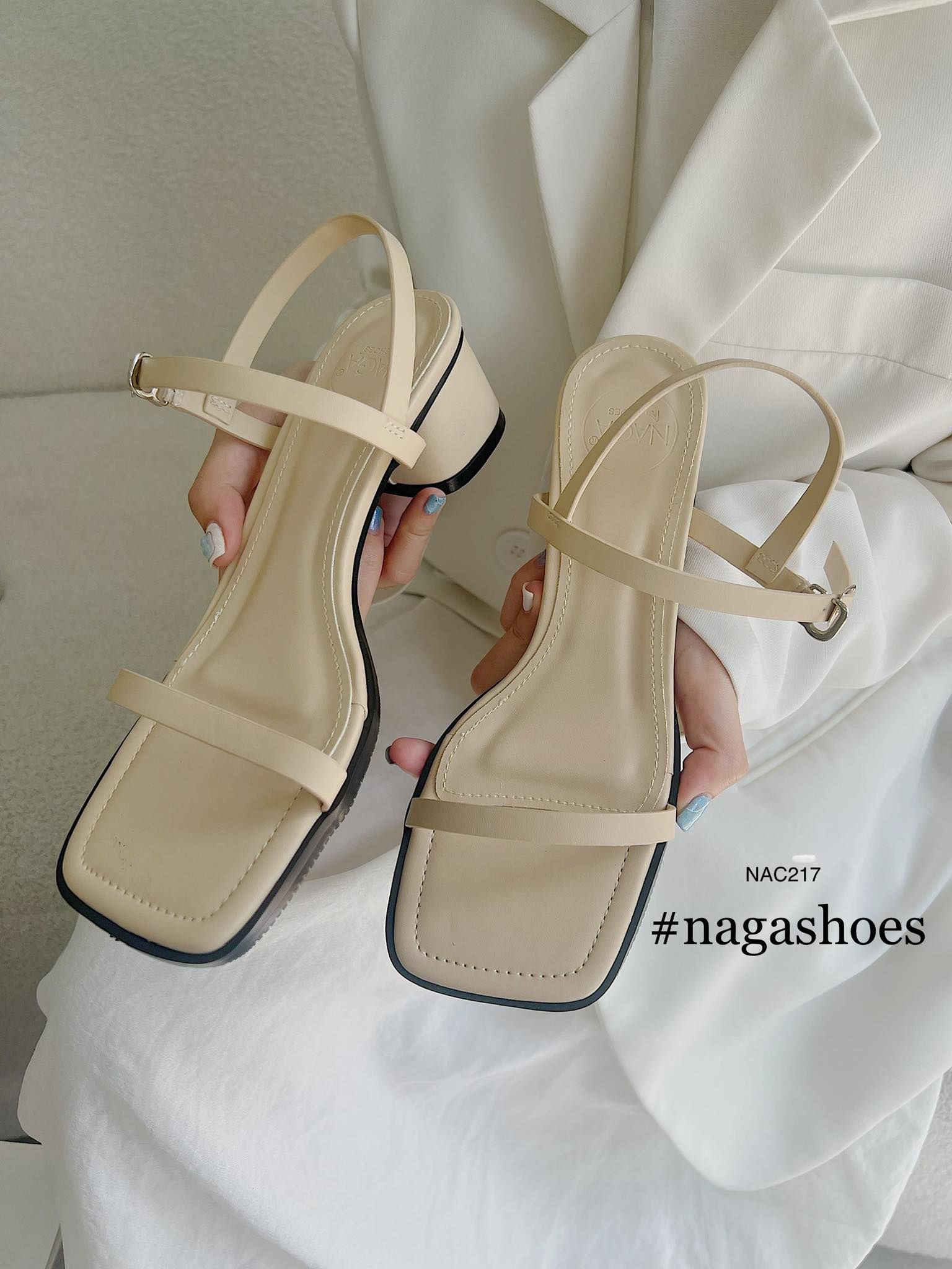  CAO GÓT NAGASHOES QUAI NGANG MẢNH VIỀN ĐẾ 4P NAC217 