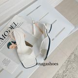  CAO GÓT NAGASHOES QUAI XOẮN MŨI VUÔNG 4P NAC218 