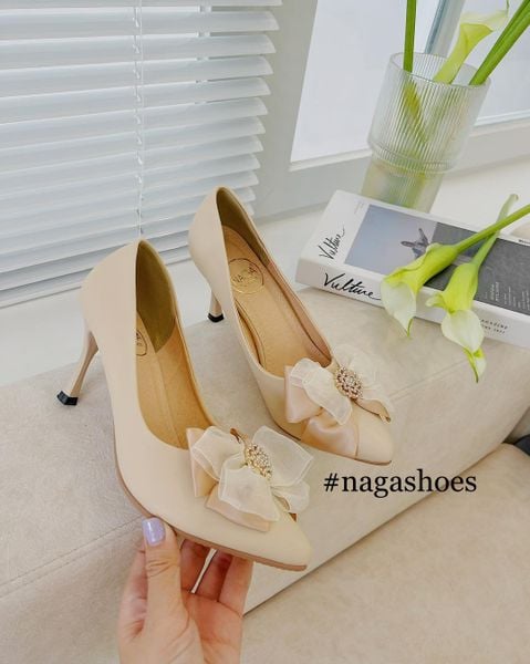  CAO GÓT NAGASHOES ĐẾ NHỌN PHỐI NƠ ĐÍNH ĐÁ 8P NAC225 