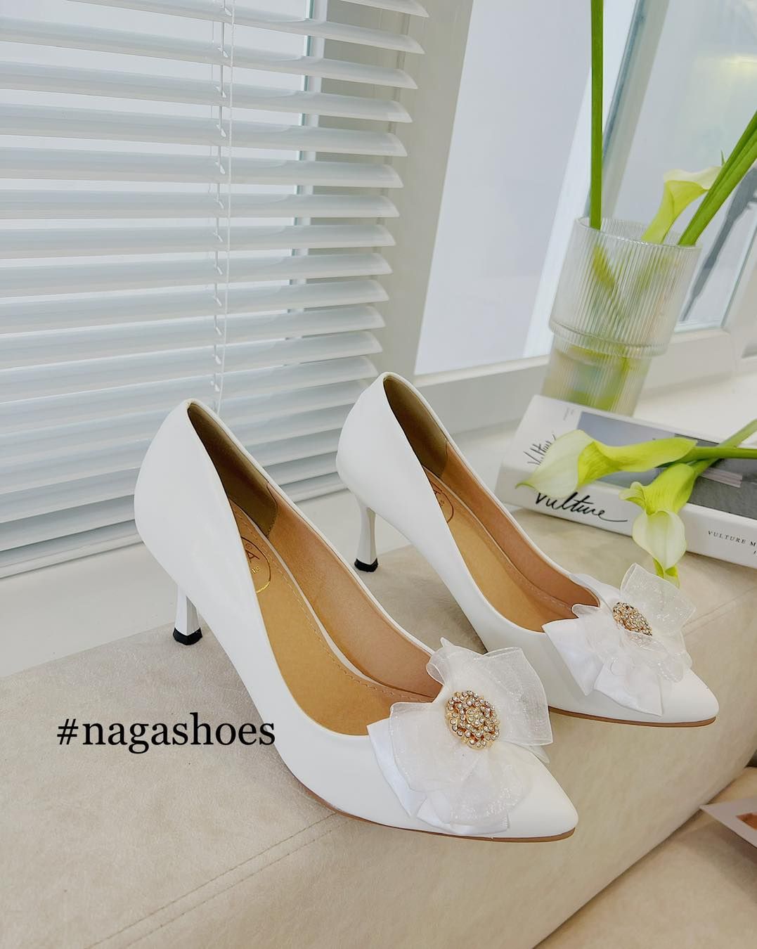  CAO GÓT NAGASHOES ĐẾ NHỌN PHỐI NƠ ĐÍNH ĐÁ 8P NAC225 