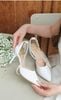 CAO GÓT NAGASHOES MŨI NHỌN QUAI NGỌC TRAI 8P NAC246