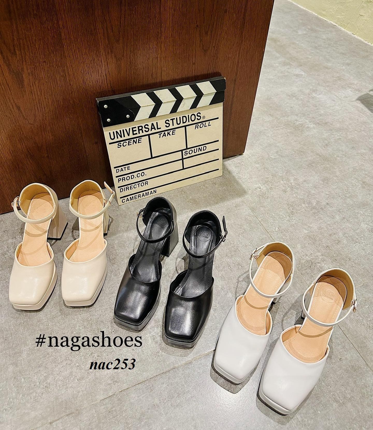  CAO GÓT NAGASHOES ĐẾ ĐÚP BÍT MŨI 9P NAC253 