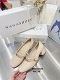  CAO GÓT NAGASHOES DA BÓNG PHỐI QUAI ĐÍNH ĐÁ 6P NAC286 