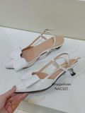  CAO GÓT NAGASHOES DA BÓNG ĐÍNH NƠ BẢN TO GÓT KIM LOẠI 5P NAC322 