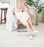  Giày Cao Gót Nagashoes Mũi Nhọn Hở Gót 5P NAC93 