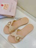  DÉP NAGASHOES MŨI TRÒN QUAI ĐÍNH KHÓA NAD370 