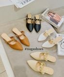  DÉP SỤC NAGASHOES MŨI NHỌN PHỐI XÍCH 2P NAD212 