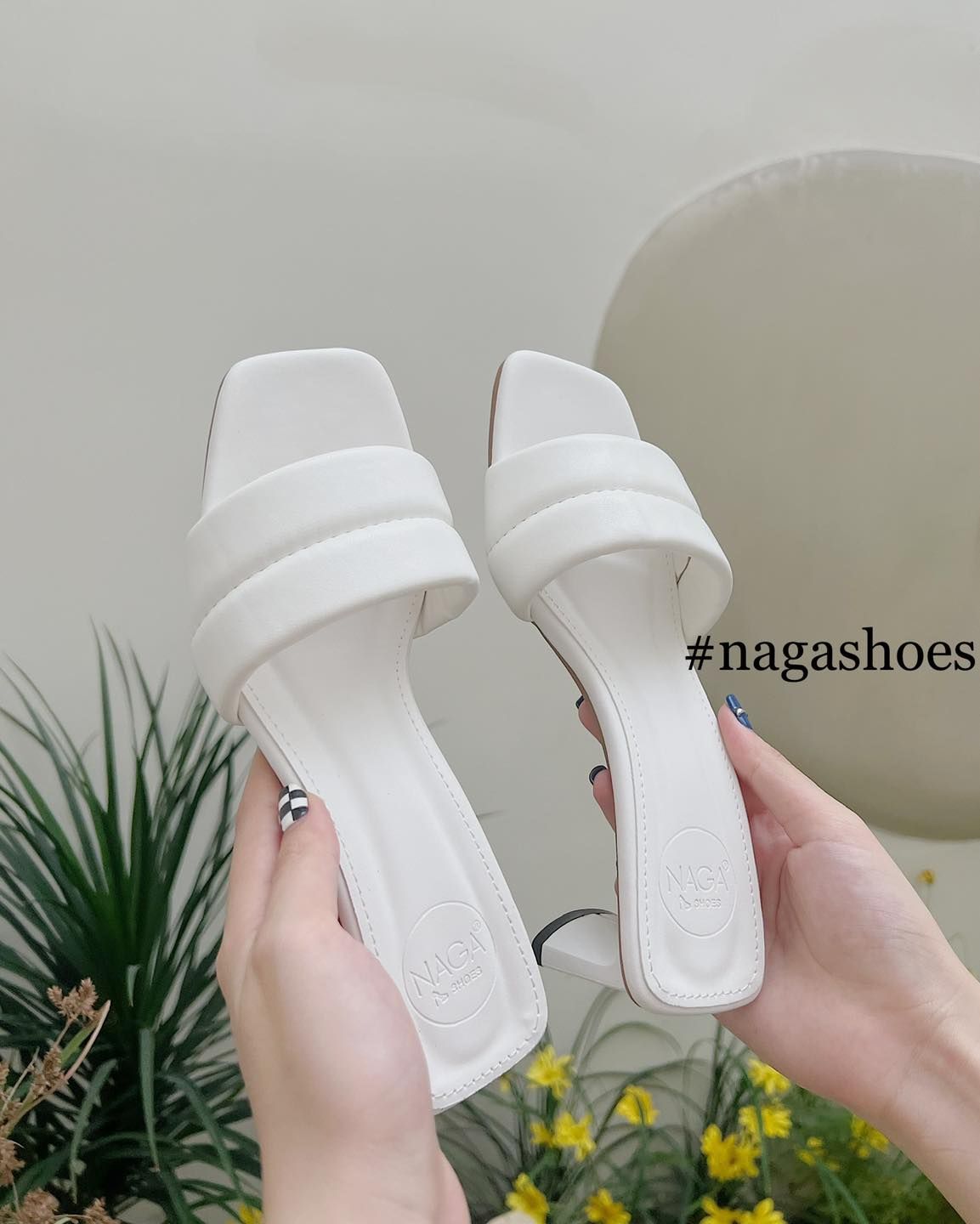  DÉP NAGASHOES QUAI NGANG PHỒNG ĐẾ VUÔNG 5P NAD213 