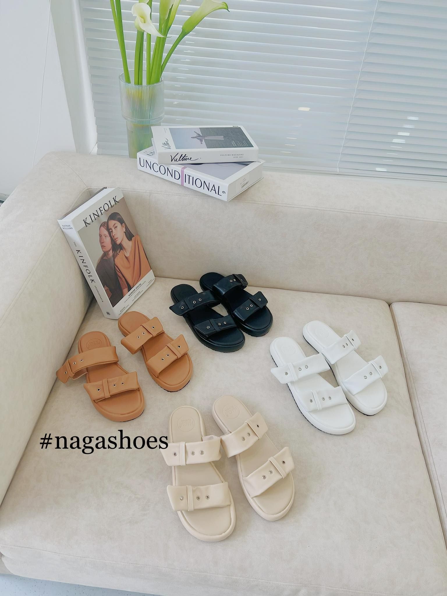  DÉP NAGASHOES HAI QUAI NGANG BẢN TO  NAD219 