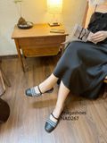  DÉP NAGASHOES SỤC MŨI VUÔNG ĐÍNH NGỌC 2P NAD267 