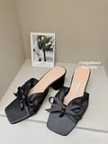  DÉP NAGASHOES QUAI KẸP THẮT NƠ GÓT VUÔNG 7P NAD284 