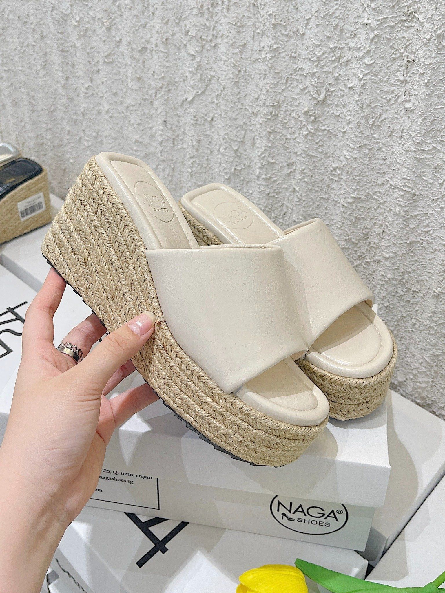  DÉP NAGASHOES MŨI TRÒN ĐẾ CÓI 10P NAD288 