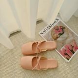 DÉP SỤC NAGASHOES MŨI VUÔNG THẮT NƠ NAD289 