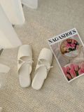  DÉP SỤC NAGASHOES MŨI VUÔNG THẮT NƠ NAD289 