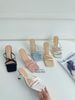 DÉP NAGASHOES MŨI VUÔNG PHỐI QUAI THẮT NƠ 7P NAD294