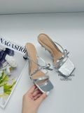  DÉP NAGASHOES MŨI VUÔNG PHỐI QUAI THẮT NƠ 7P NAD294 