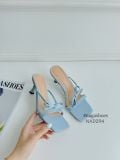  DÉP NAGASHOES MŨI VUÔNG PHỐI QUAI THẮT NƠ 7P NAD294 