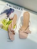  DÉP NAGASHOES  GÓT NHỌN THẮT NƠ 7P NAD295 