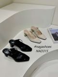  DÉP SỤC NAGASHOES MŨI VUÔNG PHỐI QUAI NGANG MẢNH 7P NAD315 