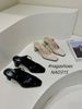 DÉP SỤC NAGASHOES MŨI VUÔNG PHỐI QUAI NGANG MẢNH 7P NAD315