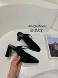  DÉP SỤC NAGASHOES MŨI VUÔNG PHỐI QUAI NGANG MẢNH 7P NAD315 
