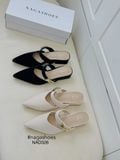  DÉP SỤC NAGASHOES MŨI NHỌN KHÓA KIM LOẠI 3P NAD326 