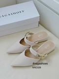  DÉP SỤC NAGASHOES MŨI NHỌN KHÓA KIM LOẠI 3P NAD326 