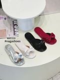  DÉP NAGASHOES ĐẾ BỆT DA BÓNG NƠ XẾP  NAD329 