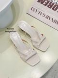  DÉP NAGASHOES THẮT NƠ QUAI CHÉO  MŨI VUÔNG  6P NAD330 