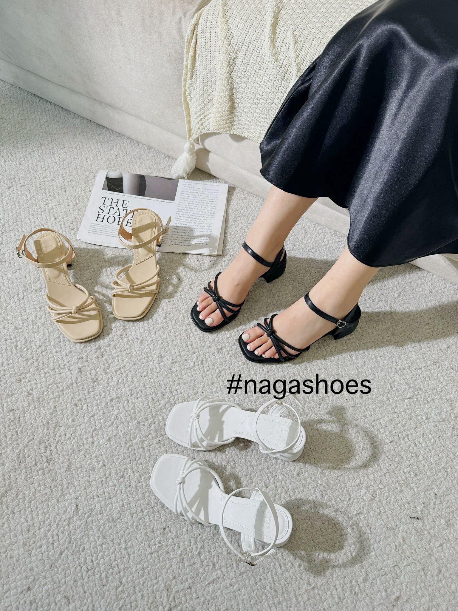  CAO GÓT NAGASHOES 3 QUAI THẮT GÚT 5P NAC287 