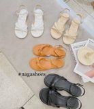  SANDAL MŨI TRÒN QUAI ĐAN CHÉO XỎ NGÓN NAS206 