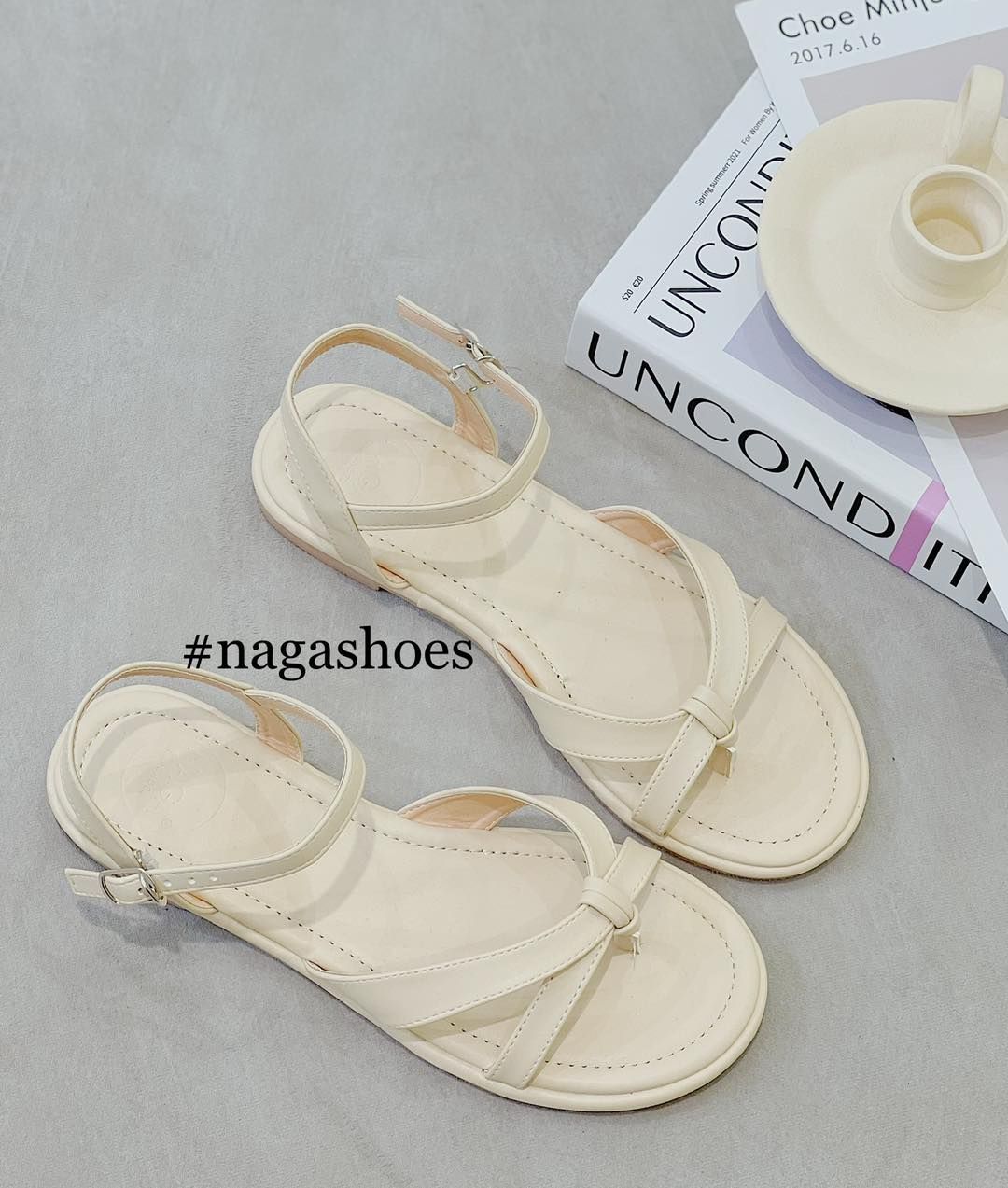  SANDAL MŨI TRÒN QUAI ĐAN CHÉO XỎ NGÓN NAS206 