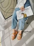  SANDAL NAGASHOES 2 QUAI NGANG ĐẾ BÁNH MÌ  4P NAS211 