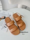  SANDAL NAGASHOES 2 QUAI NGANG ĐẾ BÁNH MÌ  4P NAS211 