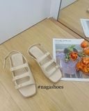  SANDAL NAGASHOES 3 QUAI NGANG PHỐI KHÓA NAS215 