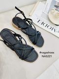  SANDAL NAGASHOES DÂY MẢNH QUAI ĐAN CHÉO 3P NAS221 