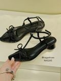  SANDAL NAGASHOES MŨI NHỌN CHỮ T PHỐI NƠ NAS245 