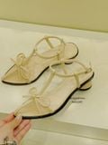  SANDAL NAGASHOES MŨI NHỌN CHỮ T PHỐI NƠ NAS245 