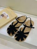  SANDAL NAGASHOES DA THẬT MŨI TRÒN QUAI RỌ NAS249 