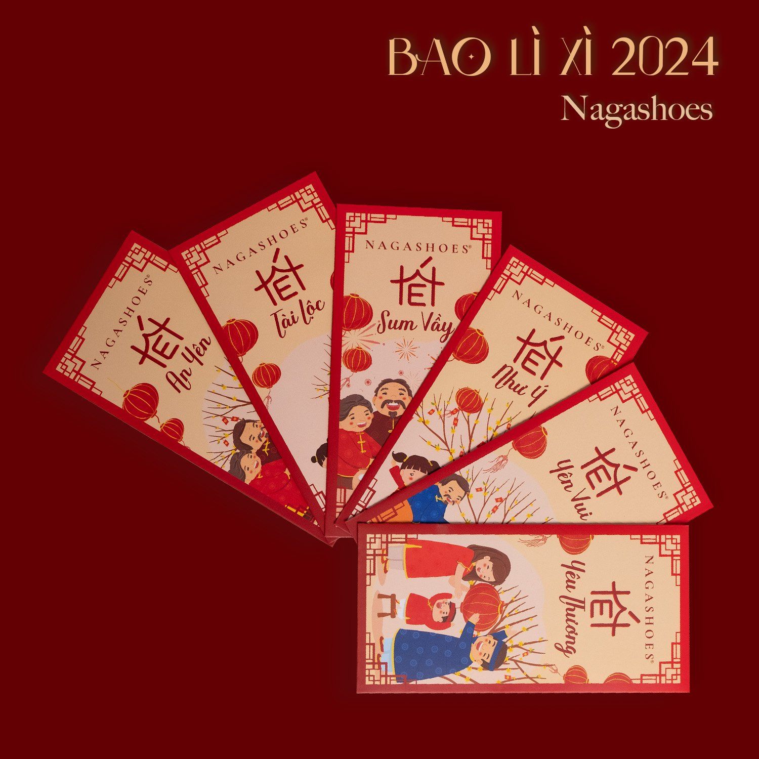  SET 3 BAO XÌ LÌ NAGASHOES 2024 