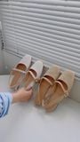 BÚP BÊ NAGASHOES BÍT MŨI PHỐI QUAI NGANG ĐÍNH KHÓA VUÔNG 2P NAB63 