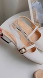 BÚP BÊ NAGASHOES BÍT MŨI PHỐI QUAI NGANG ĐÍNH KHÓA VUÔNG 2P NAB63 