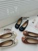 (FORM TO NÊN LÙI 1 SIZE) GIÀY BÚP BÊ NAGASHOES MŨI NHÚN ĐÍNH NƠ NAB85